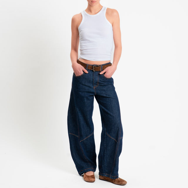 Tensione in-Jeans balloon barrel fit - denim scuro
