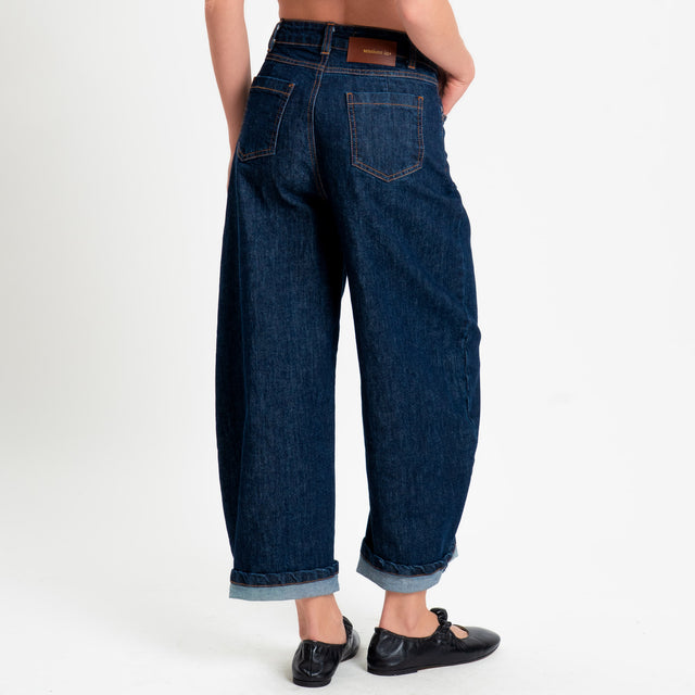 Tensione in-Jeans balloon fit - denim scuro