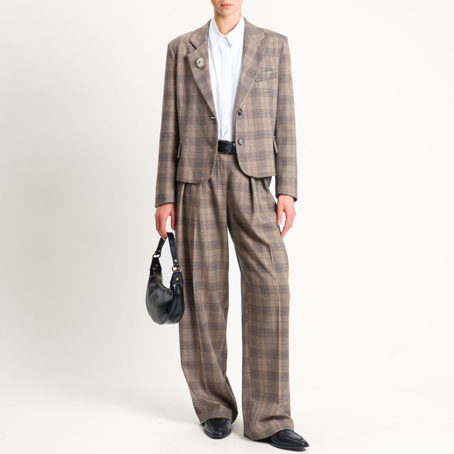 Zeroassoluto-Borsa mezzaluna genuine leather high quality VINTAGE LOOK - nero