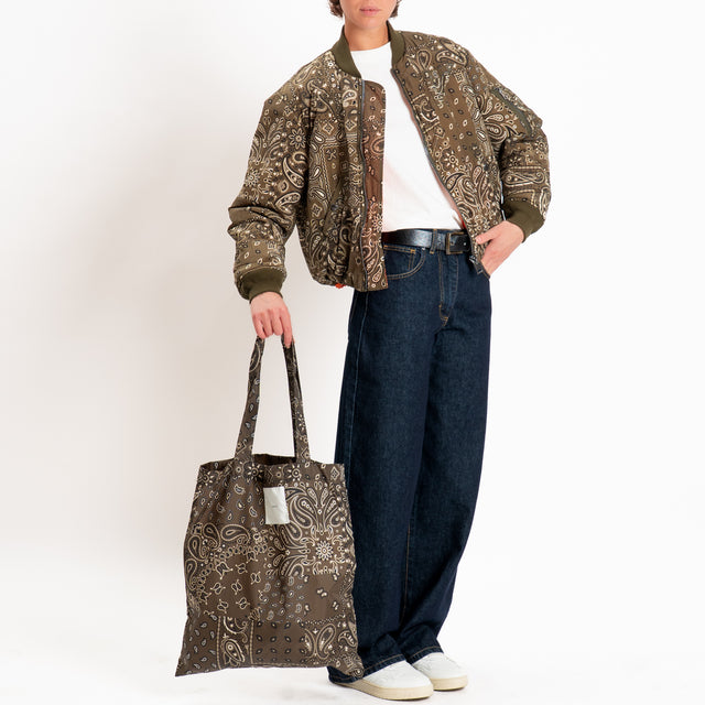 Tensione in-Bomber fantasia bandana - militare/sand/nero
