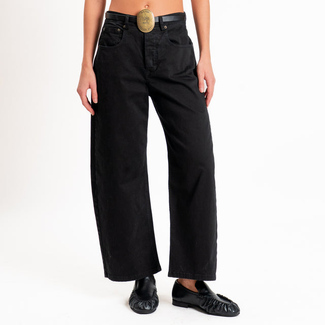 Haveone-Pantalone BELLA wide leg - nero