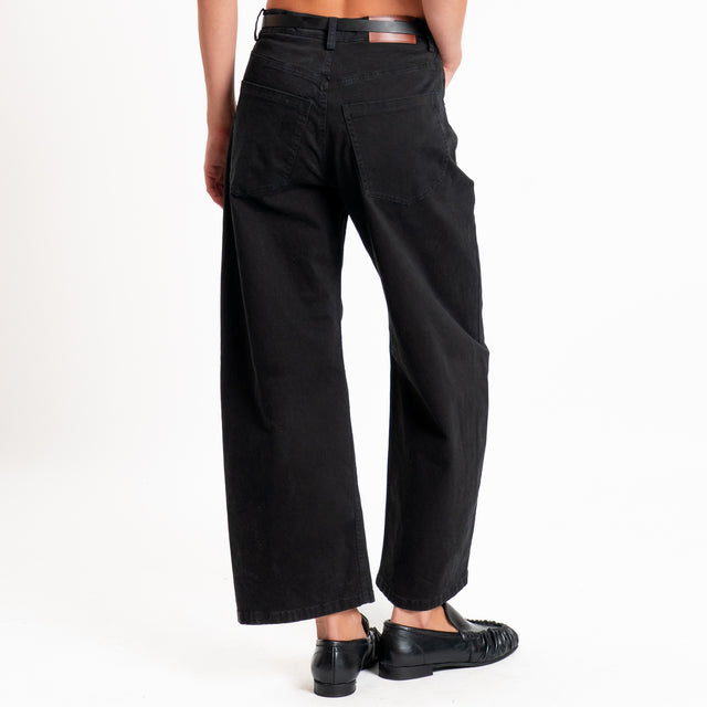 Haveone-Pantalone BELLA wide leg - nero