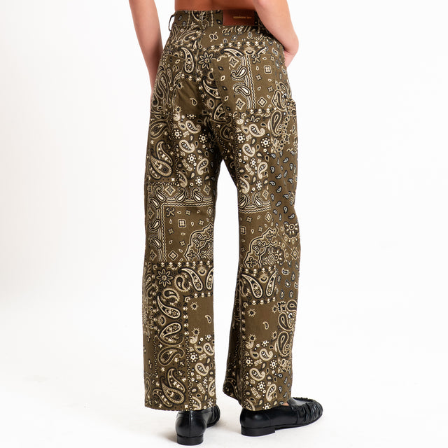Tensione in-Pantalone 5 tasche fantasia bandana - militare/sand/nero