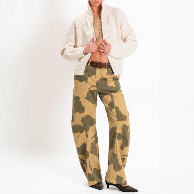 Tensione in-Pantalone camouflage barrel fit - militare/beige/moro