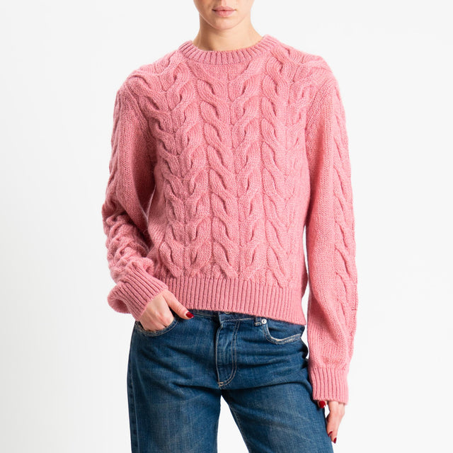 Tensione in-Maglia trecce in mohair - bubble