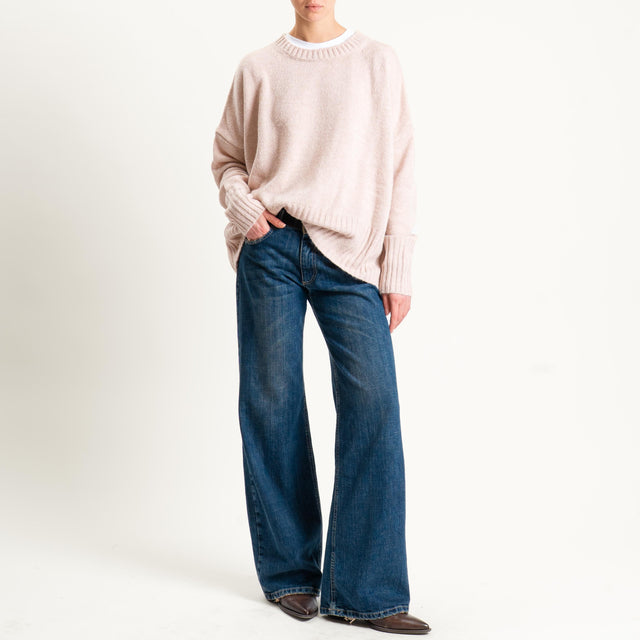 Tensione in-Maglia girocollo misto lana - pink