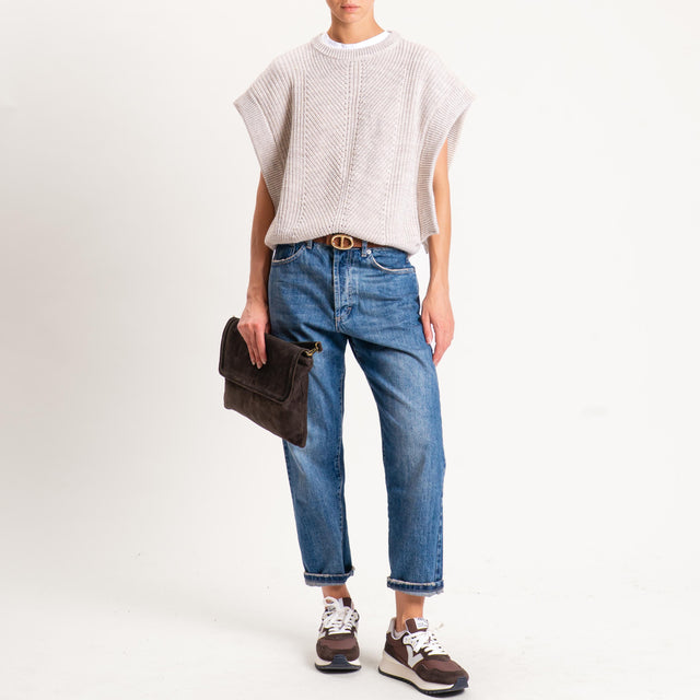 Tensione in-Gilet misto alpaca - cacha