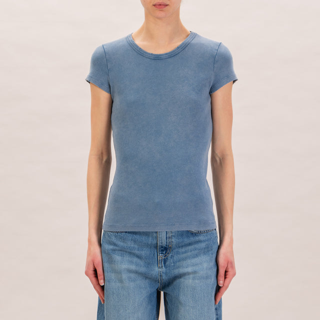 Vicolo-T-shirt stone wash mezza manica - jeans