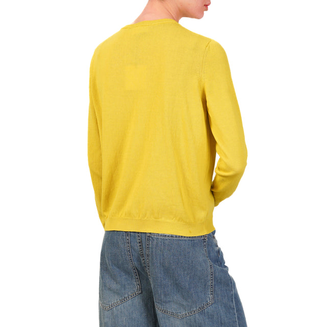 Vicolo-Cardigan bottoni gioiello - olio