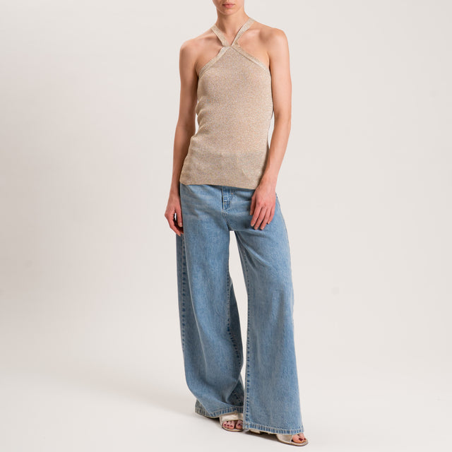 Top Vicolo de lurex - dorado