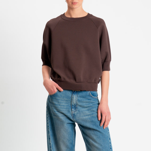 Vicolo-Maglia girocollo punto roma - choco