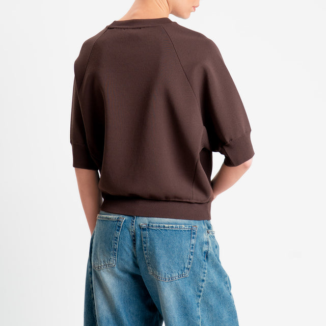 Vicolo-Maglia girocollo punto roma - choco