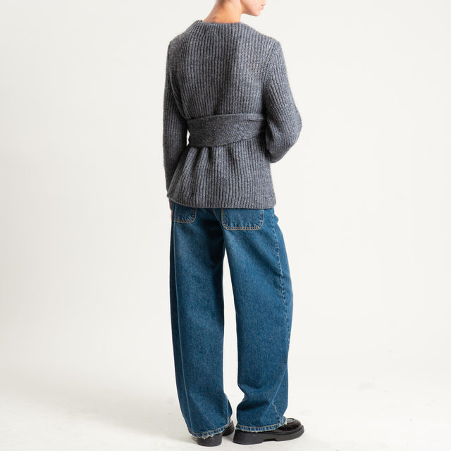 Vicolo-Cardigan mohair - antracite