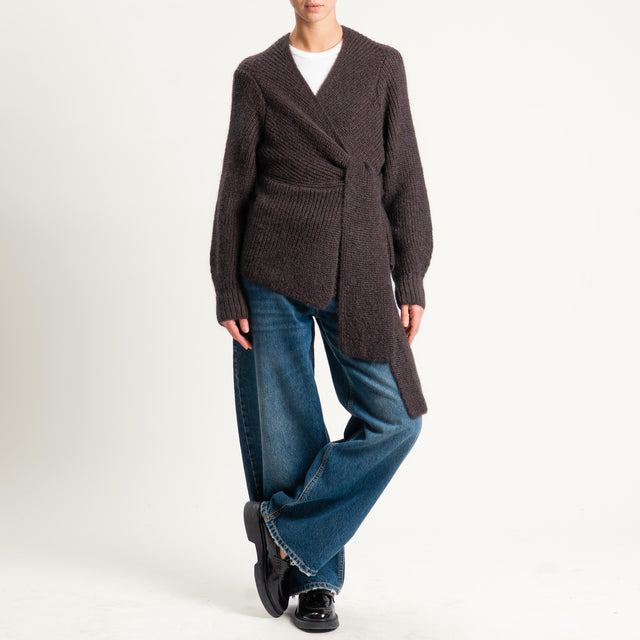 Vicolo-Cardigan mohair - moro