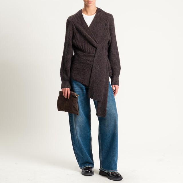 Vicolo-Cardigan mohair - moro