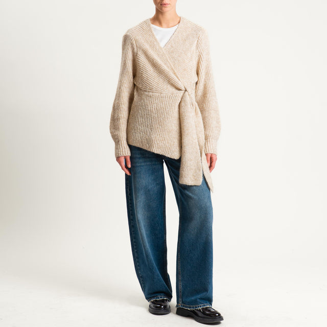 Vicolo-Cardigan mohair - sand