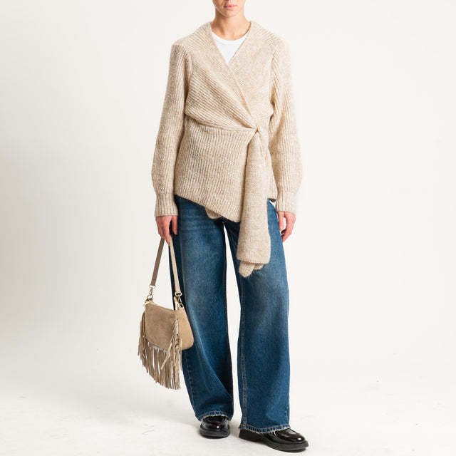 Vicolo-Cardigan mohair - sand