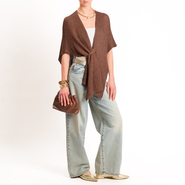 Vicolo-Cardigan lurex - moro