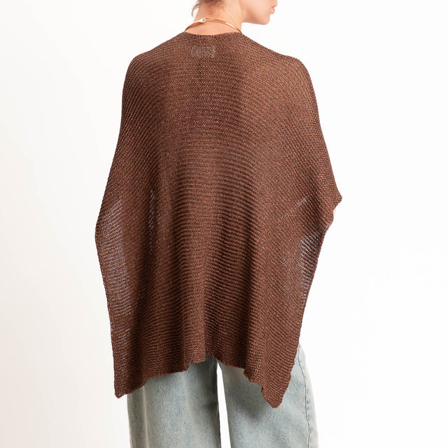 Vicolo-Cardigan lurex - moro
