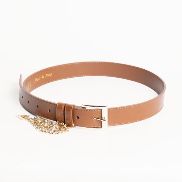 Vicolo- Cintura con catena - cuoio