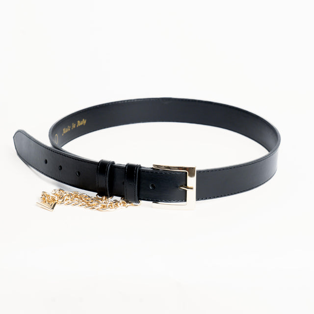 Vicolo- Cintura con catena - nero