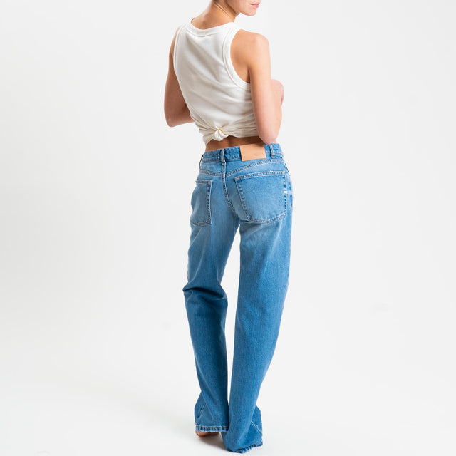 Vicolo-Jeans BASMA straight fit con rotture - denim