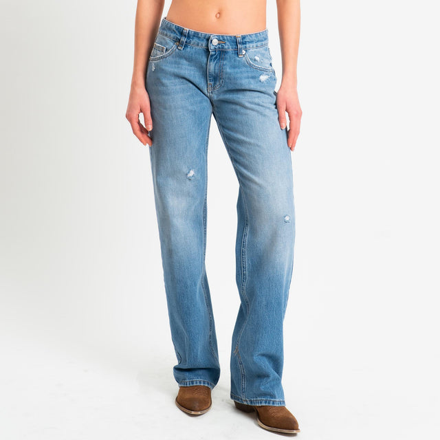 Vicolo-Jeans BASMA straight fit con rotture - denim