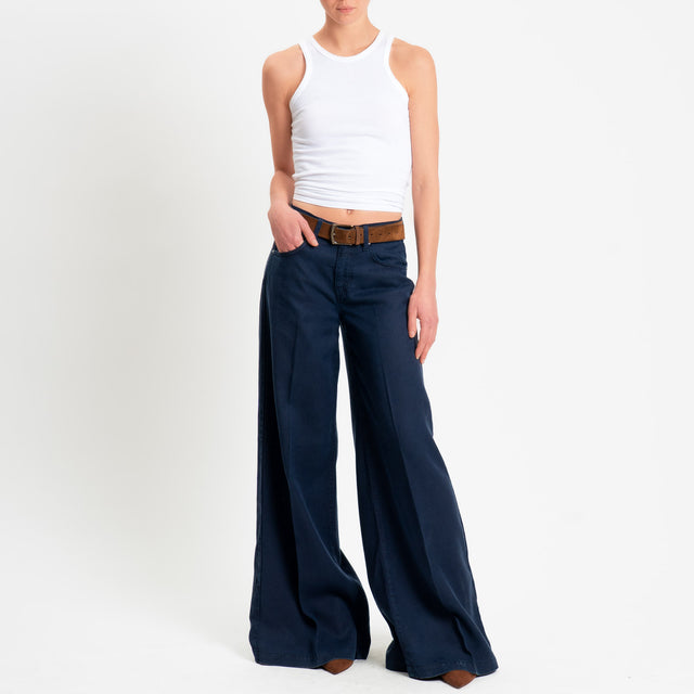 Vicolo-Pantalone MADISON wide leg fit - blu