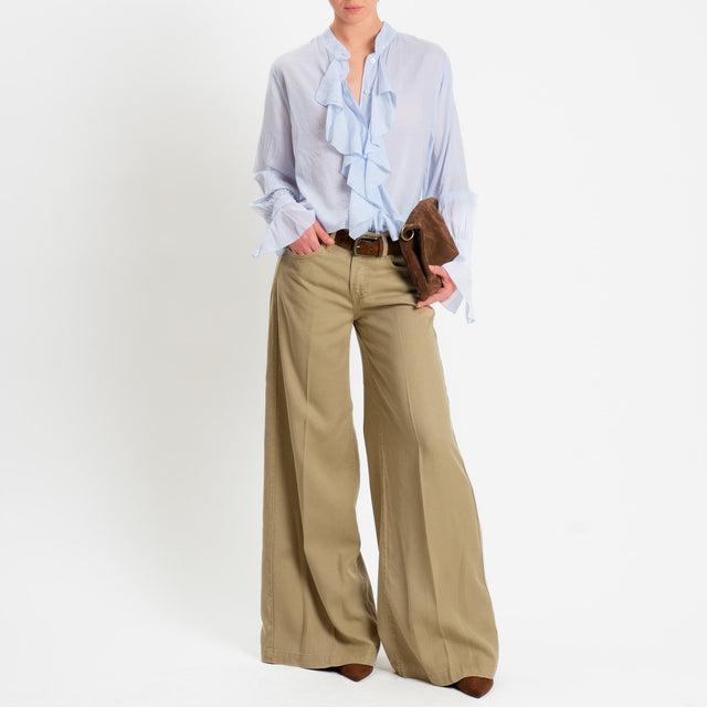 Vicolo-Pantalone MADISON wide leg fit - salvia
