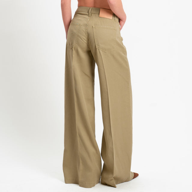 Vicolo-Pantalone MADISON wide leg fit - salvia