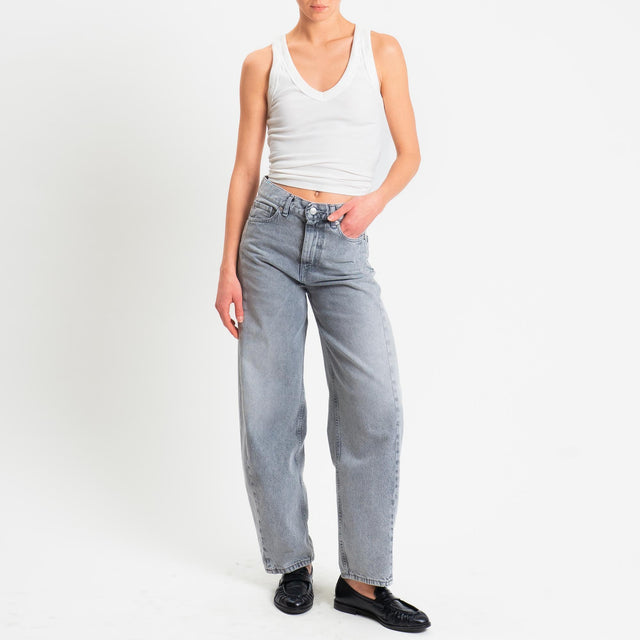Vicolo-Jeans CHIARA barrel fit - denim grigio