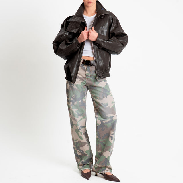 Vicolo-Pantalone camouflage sfrangiato - militare