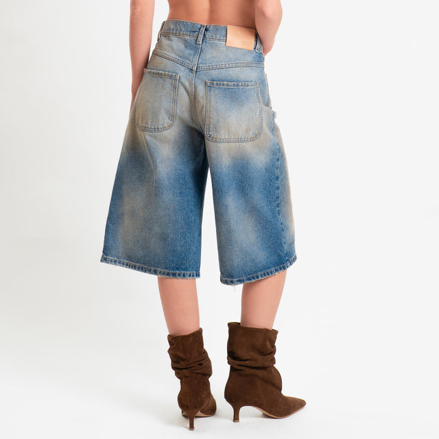 Vicolo-Bermuda jeans maltinto - denim