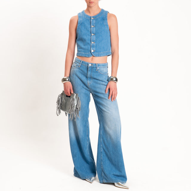 Vicolo-Gilet jeans - denim