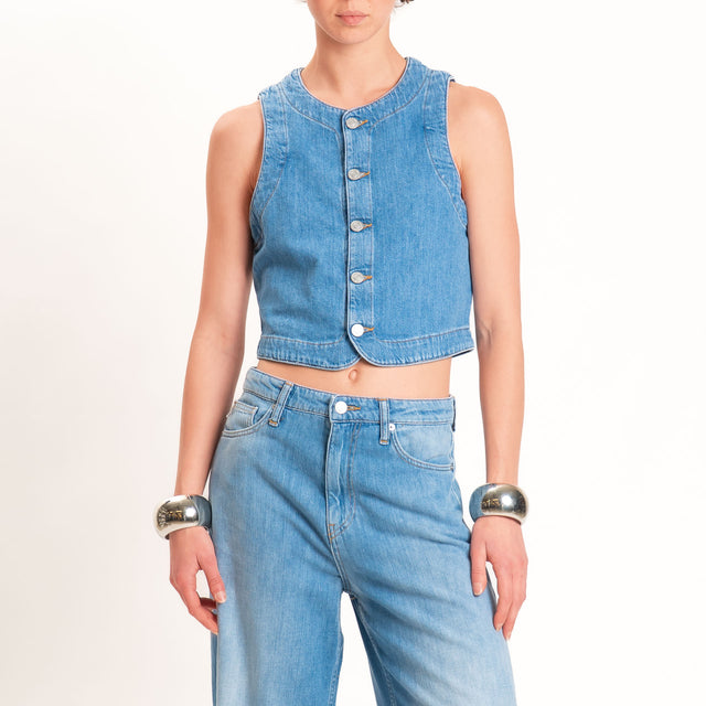 Vicolo-Gilet jeans - denim