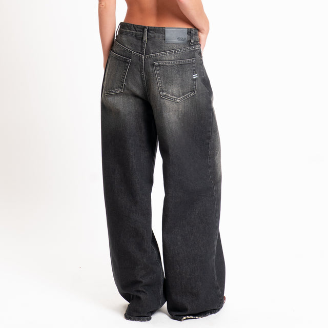 Vicolo-Jeans ZAID wide leg fit - denim nero