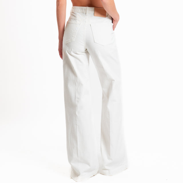 Vicolo-Pantalone ELENA wide leg fit - burro