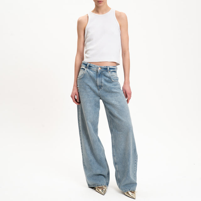 Vicolo- Jeans MIA corte ancho - denim