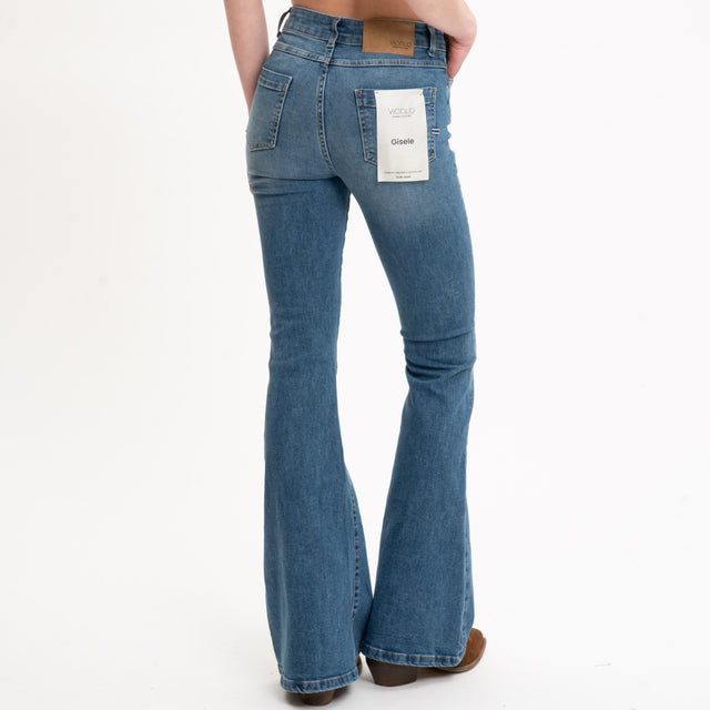 Vaqueros Vicolo-Jeans GISELE corte acampanado - denim