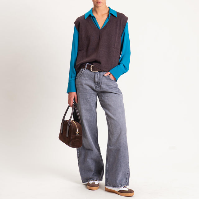 Vicolo-Jeans MIA wide leg fit - grigio cenere