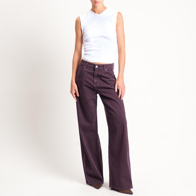 Vicolo-Jeans MIA fit wide leg - prugna