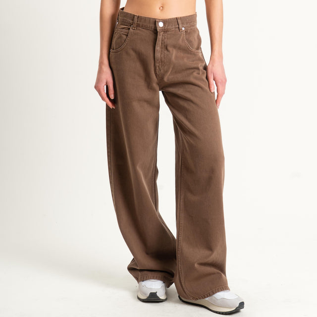 Vicolo-Jeans MIA fit wide leg - castagna