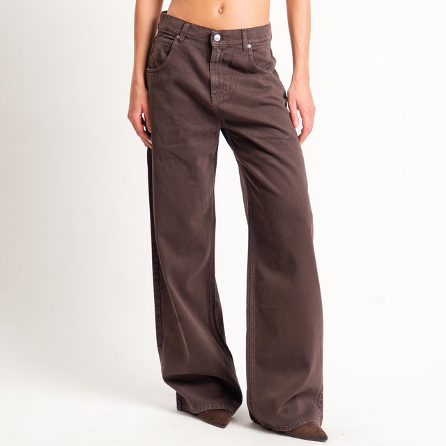 Vicolo-Jeans MIA fit wide leg - cioccolato