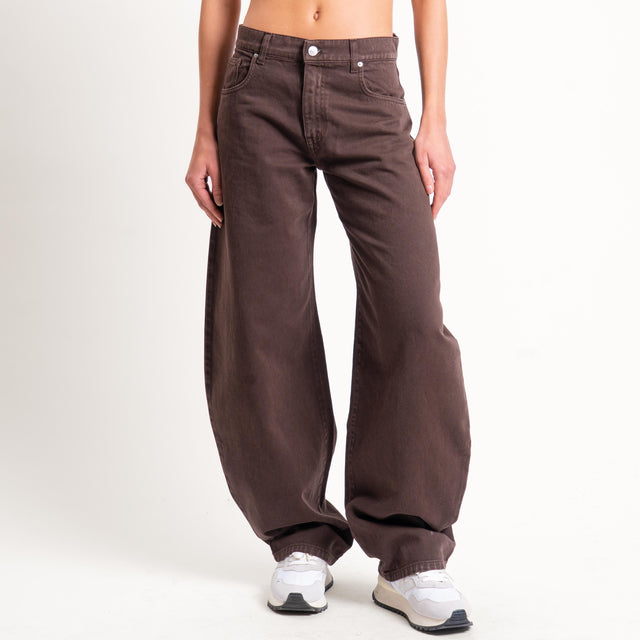 Vicolo-Jeans DENISE wide leg fit - cioccolato