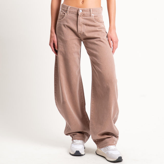 Vicolo-Jeans DENISE wide leg fit - nocciola
