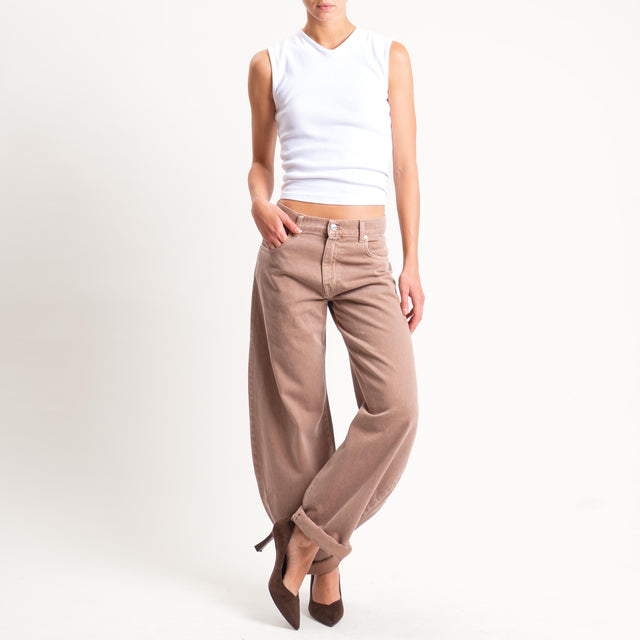 Vicolo-Jeans DENISE wide leg fit - nocciola