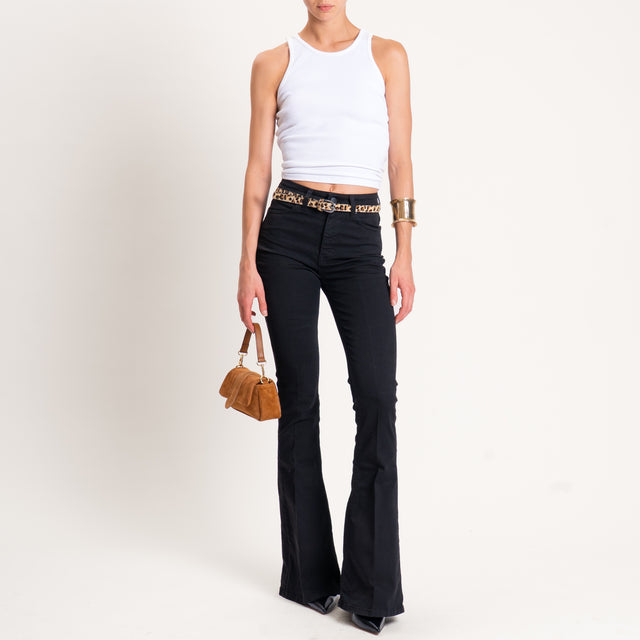 Vicolo-Jeans GISELE slim fit mid rise flare leg - nero