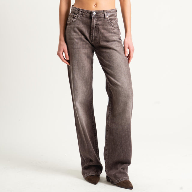 Vicolo- Jeans ALEX stone washed - moka