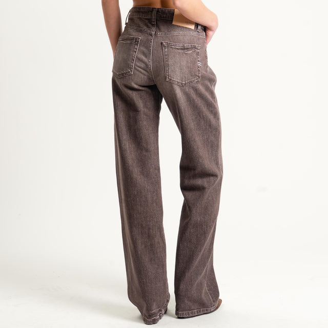 Vicolo- Jeans ALEX stone washed - moka