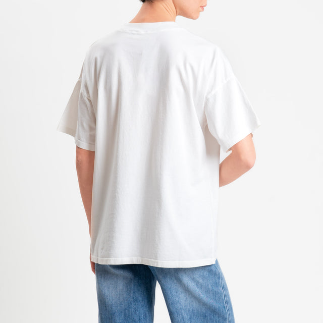 Vicolo-T-shirt "ICONIC" - bianco